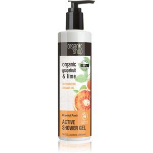 Organic Shop Grapefruit & Lime aktívny sprchový gel 280 ml