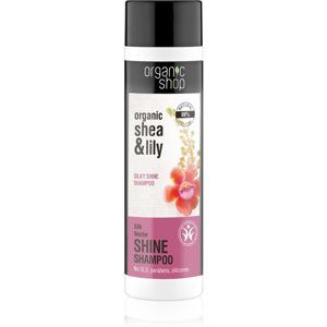 Organic Shop Organic Shea & Lily hydratačný šampón na lesk a hebkosť vlasov 280 ml