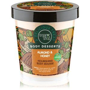 Organic Shop Body Desserts Almond & Honey telová pena pre výživu a hydratáciu 450 ml