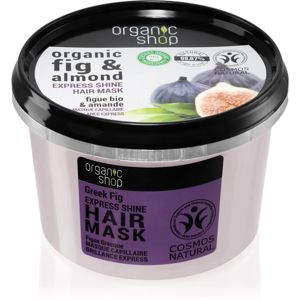 Organic Shop Organic Fig & Almond ošetrujúca maska na lesk a hebkosť vlasov 250 ml