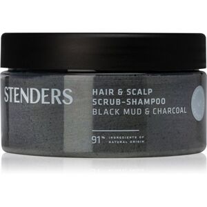 STENDERS Black Mud & Charcoal čistiaci peeling na vlasy a vlasovú pokožku 300 g