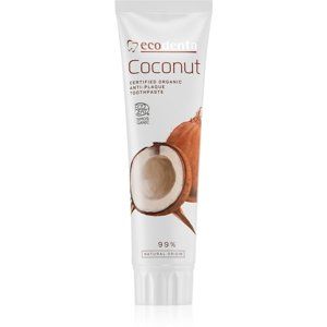 Ecodenta Cosmos Organic Coconut zubná pasta na posilnenie zubnej skloviny
