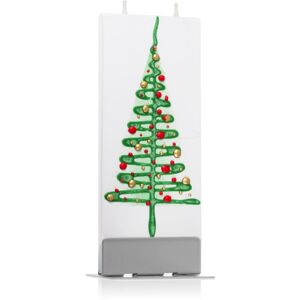 Flatyz Holiday Green Christmas Tree dekoratívna sviečka 6x15 cm