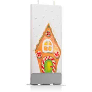 Flatyz Holiday Gingerbread House dekoratívna sviečka 6x15 cm