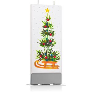 Flatyz Holiday Christmas Tree on Sledges dekoratívna sviečka 6x15 g