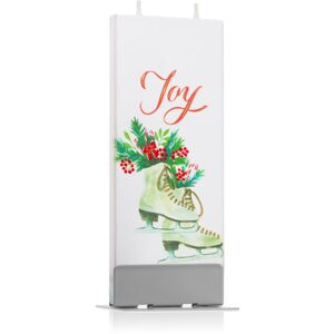 Flatyz Holiday Christmas Skate Joy dekoratívna sviečka 6x15 cm