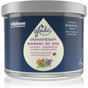 GLADE Aromatherapy Moment of Zen vonná sviečka Lavender + Sandalwood 260 g