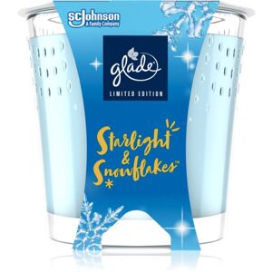 GLADE Starlight & Snowflakes vonná sviečka s vôňou Snow, Frosty Air, Ecalyptus 129 g