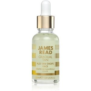 James Read Gradual Tan H2O Tan Drops samoopaľovacie kvapky na tvár odtieň Light/Medium 30 ml