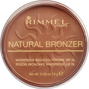Rimmel Natural Bronzer vodeodolný bronzujúci púder SPF 15 odtieň 025 Sung Glow 14 g