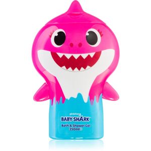 Corsair Baby Shark sprchový a kúpeľový gél pre deti Pink 350 ml