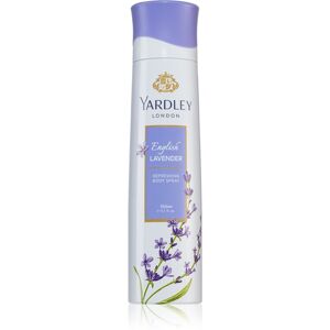 Yardley English Levander dezodorant v spreji s parfumáciou 150 ml