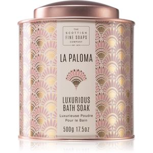 Scottish Fine Soaps La Paloma relaxačná soľ do kúpeľa 500 g