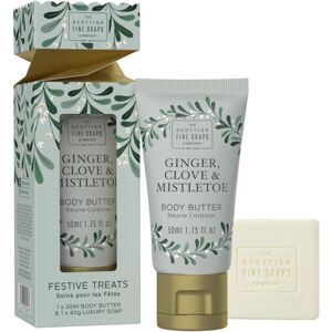 Scottish Fine Soaps Ginger, Clove & Mistletoe Festive Treats darčeková sada (na telo) mini