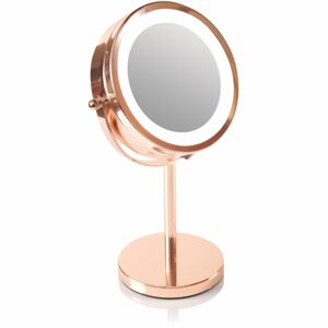 RIO Rose gold mirror podsvietené kozmetické zrkadlo