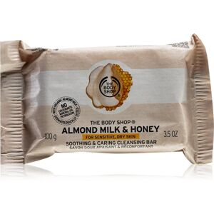 The Body Shop Almond Milk & Honey tuhé mydlo 100 g