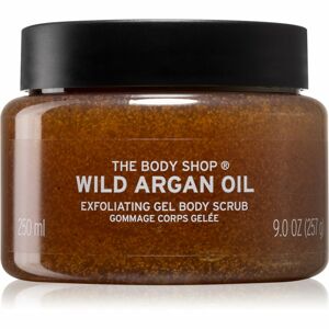 The Body Shop Wild Argan Oil vyživujúci telový peeling s arganovým olejom 250 ml