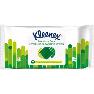 Kleenex Antibacterial Wet Wipes vlhčené obrúsky bez alkoholu 24 ks