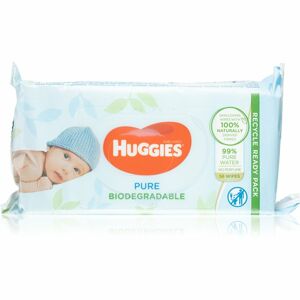 Huggies Pure Biodegradable čistiace utierky pre deti 56 ks