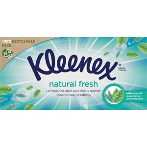 Kleenex Natural Fresh Box papierové vreckovky 64 ks