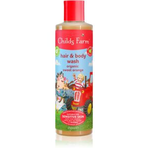 Childs Farm Hair & Body Wash umývateľná emulzia na telo a vlasy pre deti Sweet Orange 250 ml