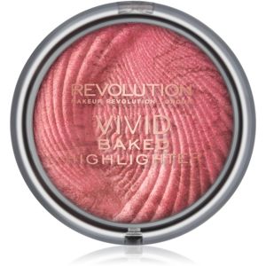 Makeup Revolution Vivid Baked zapečený rozjasňujúci púder odtieň Rose Gold Lights 7.5 g