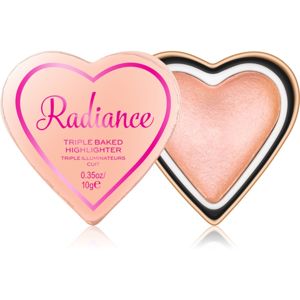 I Heart Revolution Glow Hearts zapečený rozjasňovač odtieň Radiance 10 g