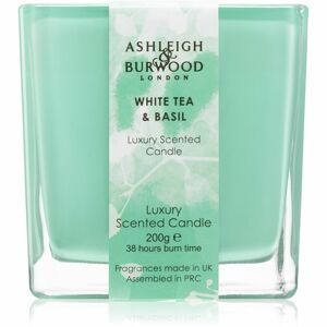 Ashleigh & Burwood London Life in Bloom White Tea & Basil vonná sviečka 200 g