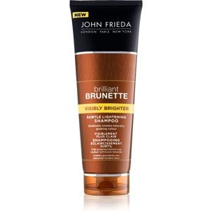 John Frieda Brilliant Brunette Visibly Brighter šampón pre lesk
