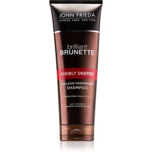 John Frieda Brilliant Brunette Visibly Deeper rozjasňujúci šampón pre hnedé odtiene vlasov 250 ml