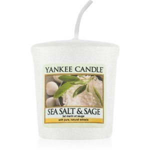 Yankee Candle Sea Salt & Sage votívna sviečka 49 g