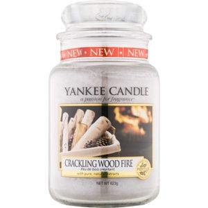 Yankee Candle Crackling Wood Fire vonná sviečka Classic veľká 623 g