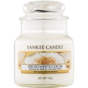 Yankee Candle Spiced White Cocoa vonná sviečka Classic malá 104 g