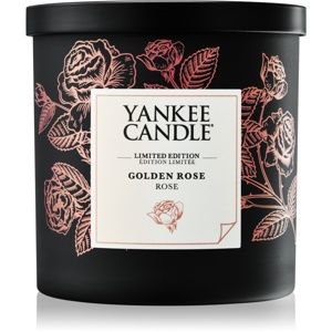 Yankee Candle Golden Rose vonná sviečka 198 g malá