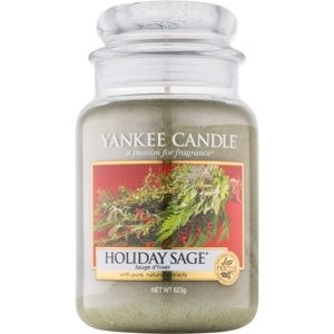 Yankee Candle Holiday Sage vonná sviečka 623 g Classic veľká