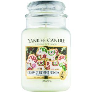 Yankee Candle Cream Colored Ponies vonná sviečka Classic veľká 623 g