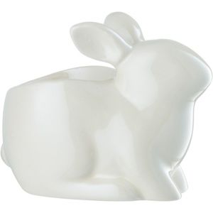 Yankee Candle Pearlescent White Bunny keramický svietnik na čajovú svi