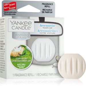 Yankee Candle Clean Cotton vôňa do auta náhradná náplň závesná