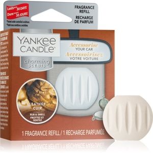 Yankee Candle Leather vôňa do auta náhradná náplň