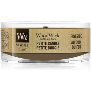 Woodwick Fireside votívna sviečka s dreveným knotom 31 g