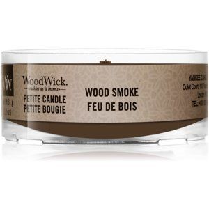 Woodwick Wood Smoke votívna sviečka s dreveným knotom 31 g
