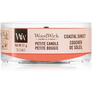 Woodwick Coastal Sunset votívna sviečka s dreveným knotom 31 g