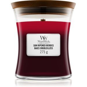 Woodwick Trilogy Sun Ripened Berries vonná sviečka s dreveným knotom 275 g