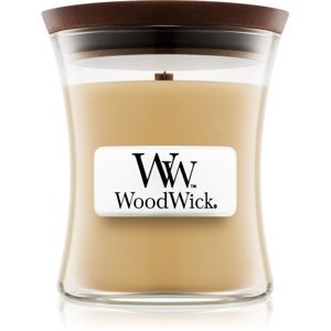 Woodwick At The Beach vonná sviečka s dreveným knotom 85 g