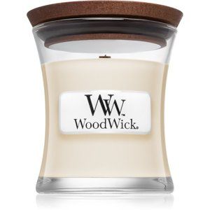 Woodwick White Tea & Jasmine vonná sviečka s dreveným knotom 85 g