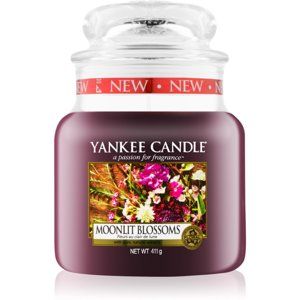 Yankee Candle Moonlit Blossoms vonná sviečka Classic stredná 411 g