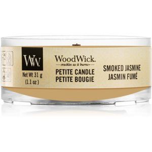Woodwick Smoked Jasmine votívna sviečka s dreveným knotom 31 g