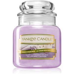 Yankee Candle Honey Lavender Gelato vonná sviečka Classic malá 104 g