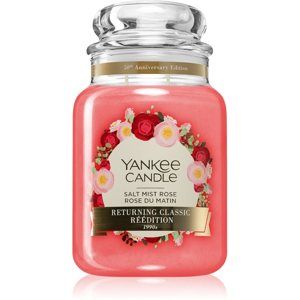 Yankee Candle Salt Mist Rose vonná sviečka Classic veľká 623 g