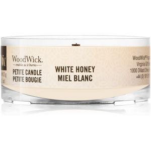 Woodwick White Honey votívna sviečka s dreveným knotom 31 g